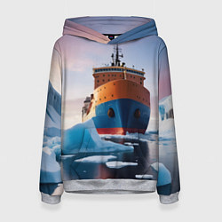 Женская толстовка Северный морской путь