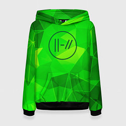 Женская толстовка Twenty One Pilots green poly