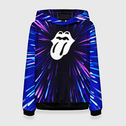 Женская толстовка Rolling Stones neon energy