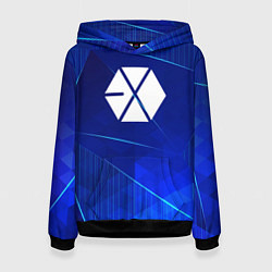 Женская толстовка Exo blue poly