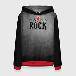 Женская толстовка Hard rock on dark grey