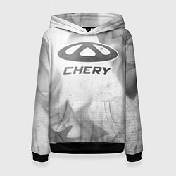 Женская толстовка Chery - white gradient