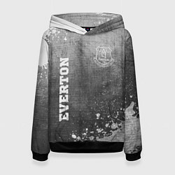 Женская толстовка Everton - grey gradient вертикально