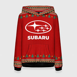 Женская толстовка Subaru new year