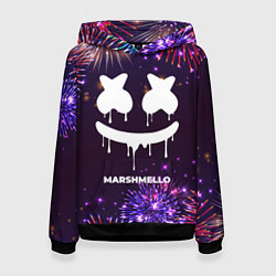 Женская толстовка Праздничный Marshmello