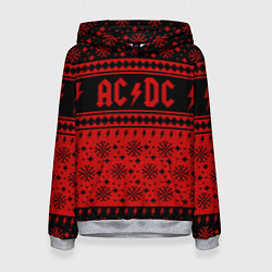 Женская толстовка ACDC christmas sweater