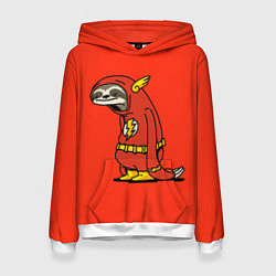 Женская толстовка Ленивец Флэш