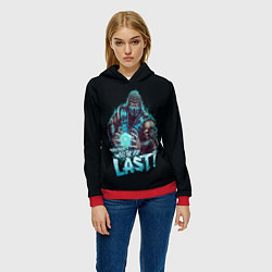 Толстовка-худи женская Sub-zero - Mortal Kombat, цвет: 3D-красный — фото 2