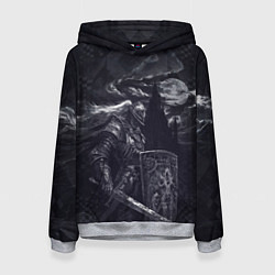 Толстовка-худи женская Рыцарь без страха и упрека, цвет: 3D-меланж