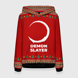 Женская толстовка Demon Slayer new year