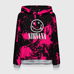 Женская толстовка Nirvana pink color