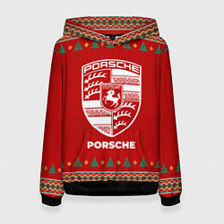 Женская толстовка Porsche new year