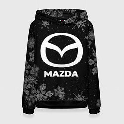 Женская толстовка Снежный Mazda