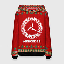 Женская толстовка Mercedes new year