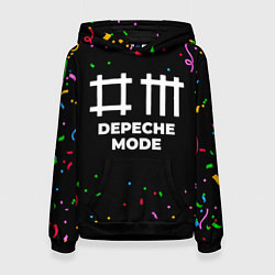 Женская толстовка Depeche Mode конфети