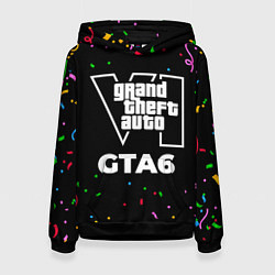 Женская толстовка GTA6 конфети