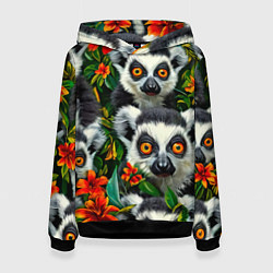 Женская толстовка Лемуры