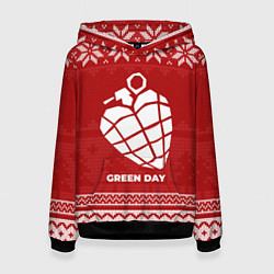 Женская толстовка Новогодний Green Day