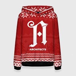 Женская толстовка Новогодний Architects
