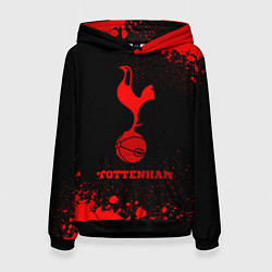 Женская толстовка Tottenham - red gradient