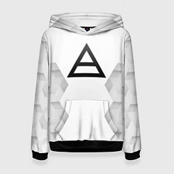 Женская толстовка Thirty Seconds to Mars white poly