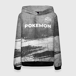 Женская толстовка Pokemon - grey gradient посередине