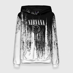 Женская толстовка Нирвана потёки грязи