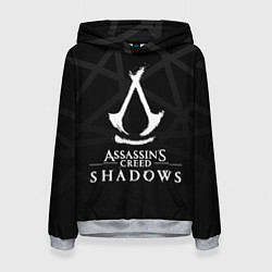 Женская толстовка Assassins creed shadows - монохромный