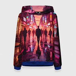Женская толстовка Вечерний мегаполис