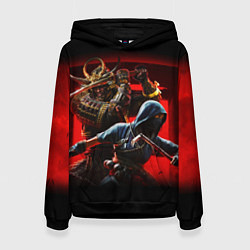 Толстовка-худи женская Assassins Creed Тени, цвет: 3D-черный