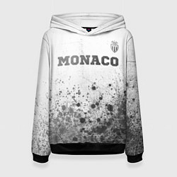 Толстовка-худи женская Monaco - white gradient посередине, цвет: 3D-черный