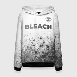 Толстовка-худи женская Bleach - white gradient посередине, цвет: 3D-черный