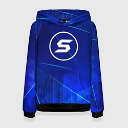 Женская толстовка Skillet blue poly