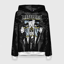 Женская толстовка Metallica - skull with fangs