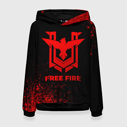 Женская толстовка Free Fire - red gradient