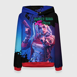 Женская толстовка Харли и Джокер love