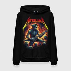 Толстовка-худи женская Metallica - James Alan Hatfield, цвет: 3D-черный