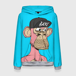 Женская толстовка NFT pink ape