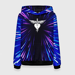 Женская толстовка Bon Jovi neon energy
