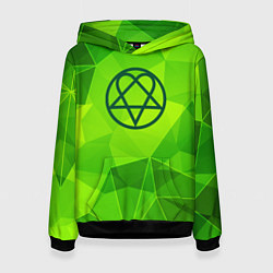 Женская толстовка HIM green poly