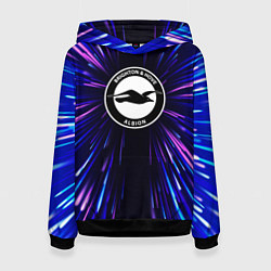Толстовка-худи женская Brighton neon energy, цвет: 3D-черный