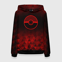 Женская толстовка Pokemon red poly