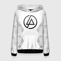 Женская толстовка Linkin Park white poly