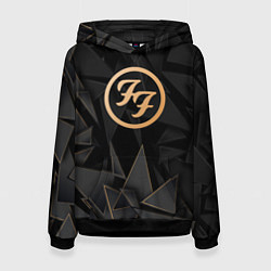 Женская толстовка Foo Fighters golden poly