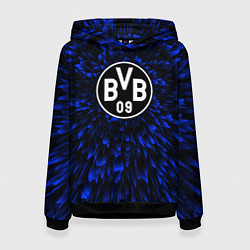 Толстовка-худи женская Borussia blue energy, цвет: 3D-черный
