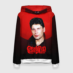 Женская толстовка Юрий Клинских красная луна