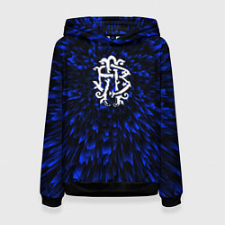 Толстовка-худи женская Nickelback blue energy, цвет: 3D-черный