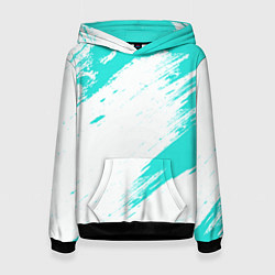 Женская толстовка Color white light blue
