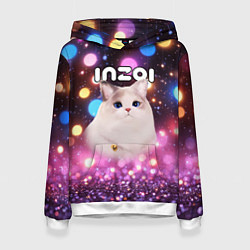 Женская толстовка Inzoi кошечка и логотип