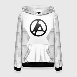 Толстовка-худи женская Linkin Park 2024 white poly, цвет: 3D-черный